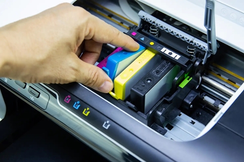 Через сколько можно пользоваться принтером после заправки картриджа чернилами?
